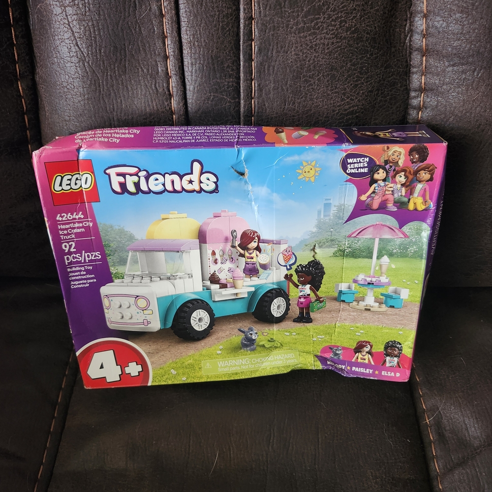 New Damaged Box LEGO Friends: Heartlake City Ice Cream Truck #42644